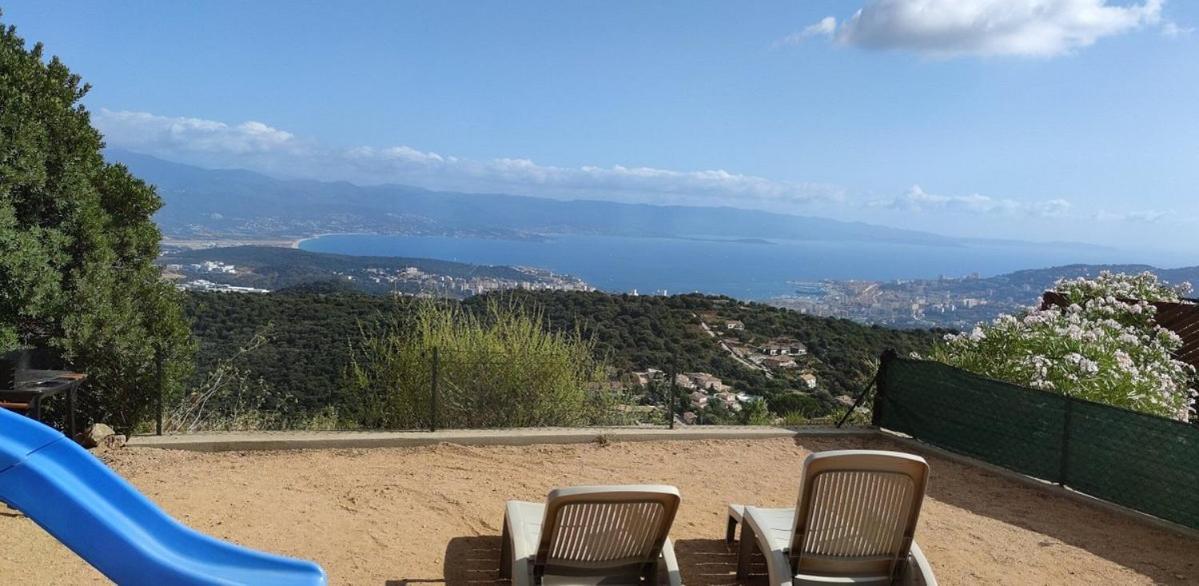 Gites Sassone, Vue Panoramique Sur Ajaccio Et La Mer Алата Экстерьер фото